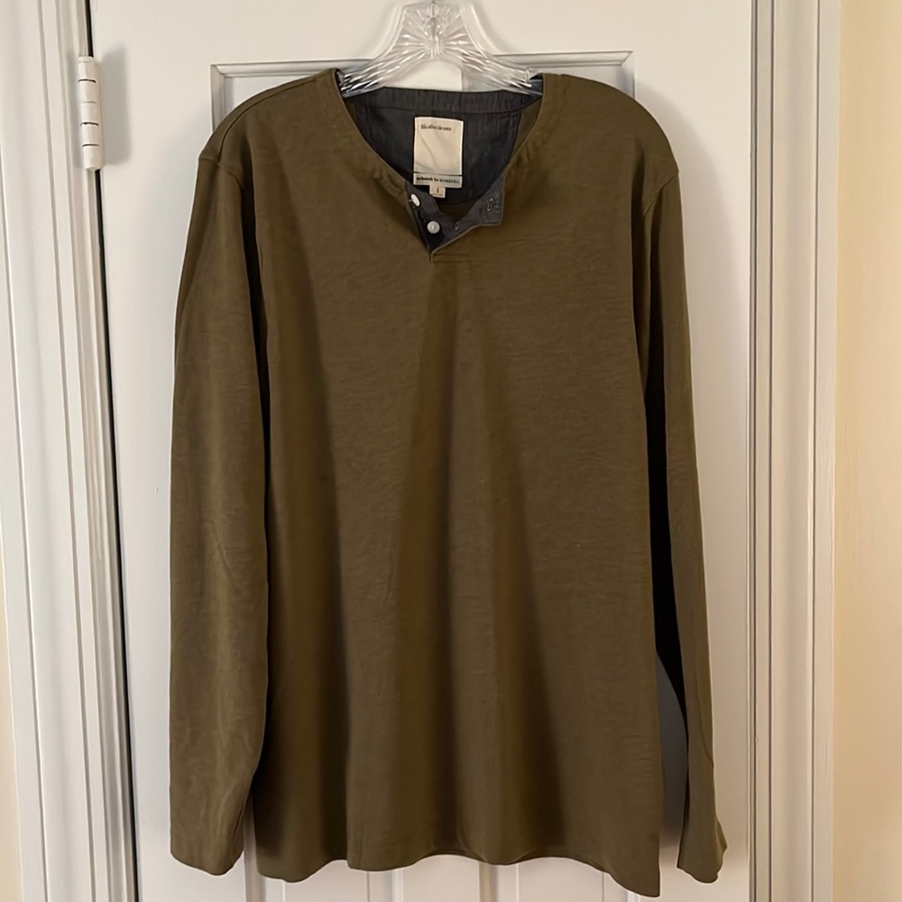 Life After Denim Olive Henley Long-Sleeve